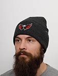 Шапка 47 BRAND арт. H-TBNCL20XXE-CC Washington Capitals NHL (серый / оливковый)